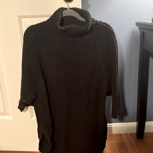 NWOT J Crew turtleneck poncho, M/L